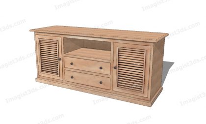 #058034 - 3D TV Stand