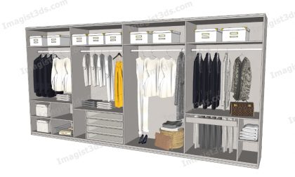 #052034 - 3D Wardrobe