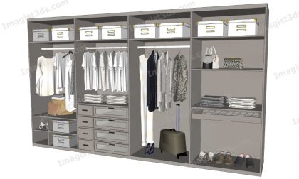 #052035 - 3D Wardrobe