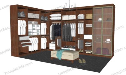 #052039 - 3D Wardrobe